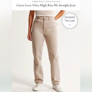Abercrombie and Fitch 90s Straight Jeans